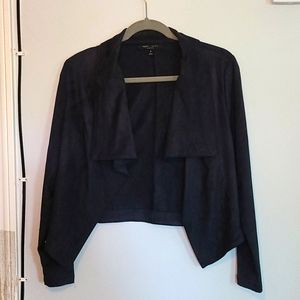 Navy Suede Jacket